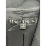 Lafayette 148  New York Black Crepe Wool Blend 2-Button Blazer Coat Jacket 12 = L Photo 2