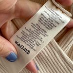 Anthropologie  Twofer Faux-Wrap Sweater Blouse with Lace Puffed Sleeves, Size S Photo 13