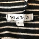 Velvet Torch  Hooded Long Sleeve Tee Shirt Dress L Photo 7