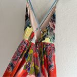 Alice + Olivia x Lola Schnabel Orly Handkerchief Maxi Dress Size 2 Watercolor Photo 6