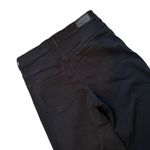 EXPRESS Wide Leg High Rise Fringe Hem Jeans in Washed Black, Sz 2 Short Photo 7