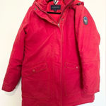 Lands' End Squall Waterproof Insulated Winter Stadium red coat size medium Photo 0