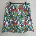 B SKINZ Athletic Tropical Pull On Golf Tennis Pickleball Skirt Skort XXL Preppy Photo 0