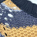 Free People  Devon Chunky Crop Boxy Striped Sweater in Sunflower Seed Medium Photo 8