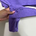 Gymshark Purple Vital Seamless Long Sleeve Crop Top Small Photo 2