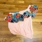 Free People  Annka Women’s Medium lyocell Linen One Shoulder Floral Tropical Top Photo 6