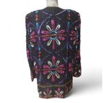 Judith Ann Plus Black Sequin Beaded Jacket 1X Formal Party Evening Coat Photo 3