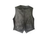 Wilsons The Leather Experts Sleeveless Vest Full Zip L Black Moto Size L Photo 1