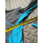 Icebreaker merino wool gray blue quarter‎ zip performance shirt long sleeve XS Photo 6