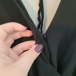 Modcloth Black Wide Leg V-Neck Jumpsuit Photo 2