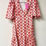 NWT RHODE Mariana Linen Floral Bell Sleeve A Photo 2