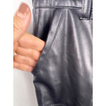 Kendall + Kylie Black Faux Leather Jogger Pants Women’s Size S PU Elastic Waist Photo 2