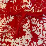 Speechless Red And White Floral Strapless Sundress Photo 2