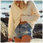 Billabong Drift Away Distressed Denim Jean Cut Off Shorts Sz 30 Photo 2