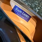 Ralph Lauren 90s Purple Label Italian Mod Loafer Brown Heel size 7.5 NWOT R Photo 3