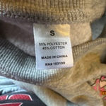 Juniors Graphic Crewneck Sweatshirt Gray with Pink Cowboy Hat Logo Size undefined Photo 3