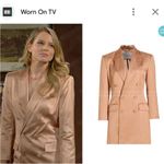 ALC Frank A. L. C Satin Shirtdress/ Jacket Blazer WORN ON TV Photo 6