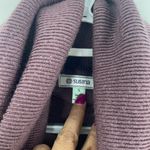 SUSINA mauve purple shark bite cowl neck oversized sleeve sweater size S Photo 2