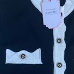 Nanette Lepore  Sleeveless Black White Contrast Trim Button Front Dress M NWT Photo 5