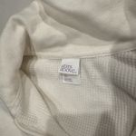 Stars Above  Womens Waffle Knit Quarter Zip Cozy Pullover In White Women’s Xs New Photo 3