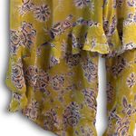 Boohoo Lime Green Paisley Print Culotte Pants Photo 7