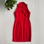 Elie Tahari  Red Velma Sheath Dress NWT size 6 Photo 1