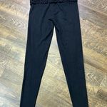 PINK - Victoria's Secret Victoria’s Secret PINK Womens XS Low Rise Black Cheetah Foldover Leggings Skinny Photo 8