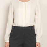 Dana Buchman  Cream Blouse Photo 0