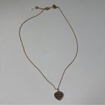 Brighton  Elegant Gold & Silver Heart Pendant 2024 Necklace Chain w/ Rainbow Bag Photo 9