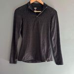 Rei Co-op REI black & gray long sleeve quarter zip top Photo 0