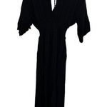 l*space L* Women's Black Sungazer Maxi Dress Small Rayon Vacation Boho Resort Photo 0