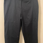 Avenue New NWT  Black‎ Modern Fit Cuffed Crop Chinos Size 14 25” Inseam Photo 0