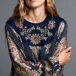 ZARA Embroidered Dress Photo 2