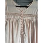 Victoria's Secret Vintage Y2K Women's Victoria Secret Lace Pink Long Sleeve 100% Cotton Nightgown Photo 1
