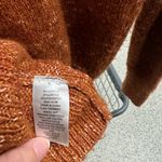 a.n.a Brown Cowl Neck Sweater with Textured Knit Photo 2