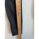 Unpublished  Women's Coated Waxed Pants Black Skinny Leg Sz 25 Photo 8