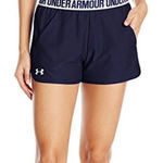 Under Armour Women’s Sz M? Navy/White Play Up 2.0 Shorts Photo 0