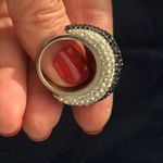 Swavorski Swarovski Apollon Ring - Black & Silver size 58 Photo 8