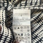 United Colors Of Benetton Benetton Black White Geometric Abstract Print Flowy Top XS Workwear Office Work Photo 3