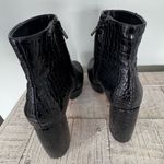 mix no. 6  Black Textured Ankle Booties Photo 3