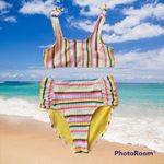 Wonder Nation striped bikini Photo 1