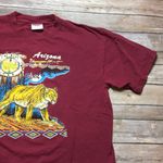VINTAGE MAROON ARIZONA TOURIST TEE Red Size L Photo 0