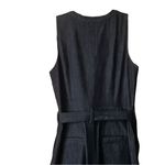 Banana Republic Wide Leg Sleeveless Belted Dark Denim Jumpsuit. Size 0. Photo 4