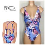 Becca New. floral swimsuit. Small. Retails $149 Photo 1