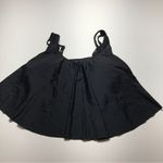 SheIn Women's Black Swim Ruffled Tankini Top Photo 1