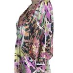 Anthro Leifsdottir Womens Silk Drape Mini Dress Lightweight Colorful Size 4 Pink Photo 4