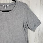 Three Dots NWOT 3 Dot Heathered Grey Short Sleeve T-Shirt Women's Size Small Photo 2