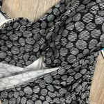 Aqua Green  Women's Black Twist-Front One Piece Swimsuit - Size Medium - NWT Photo 6