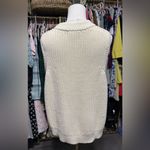 Banana Republic Factory Cable Knit Sweater Vest in Cream/Ivory Size XL Photo 2