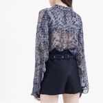 IRO Carn sheer button down metallic Photo 1